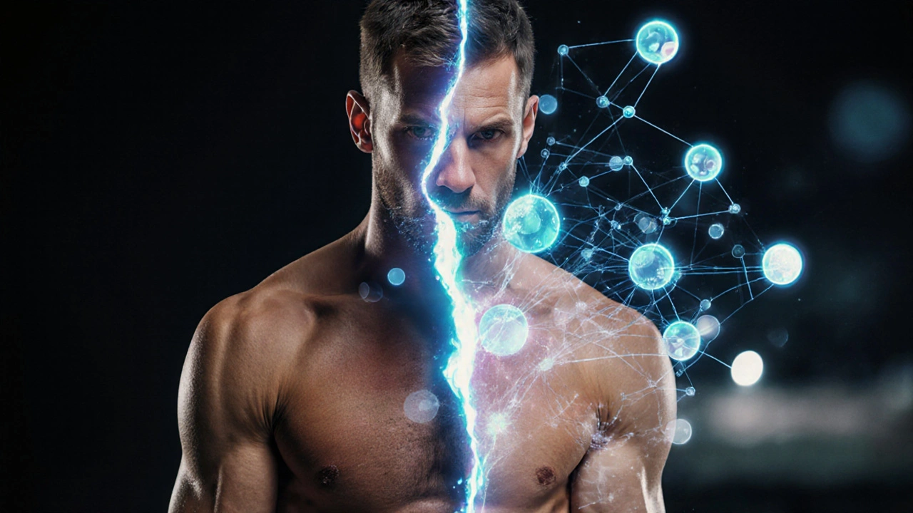 Masaj öncesi ve sonrası kas durumlarının karşılaştırmalı görseli.